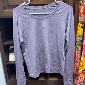 lululemon athletica Purple Long Sleeve Women's Top